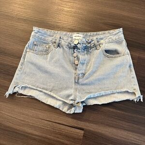 superdown Light Wash Jean Shorts
